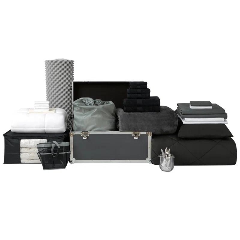DormCo DormCo 42 Piece Complete College Dorm Reversible Bedding Package