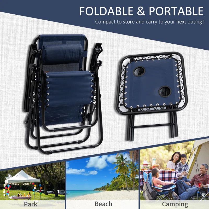Outsunny Folding Zero Gravity Chair