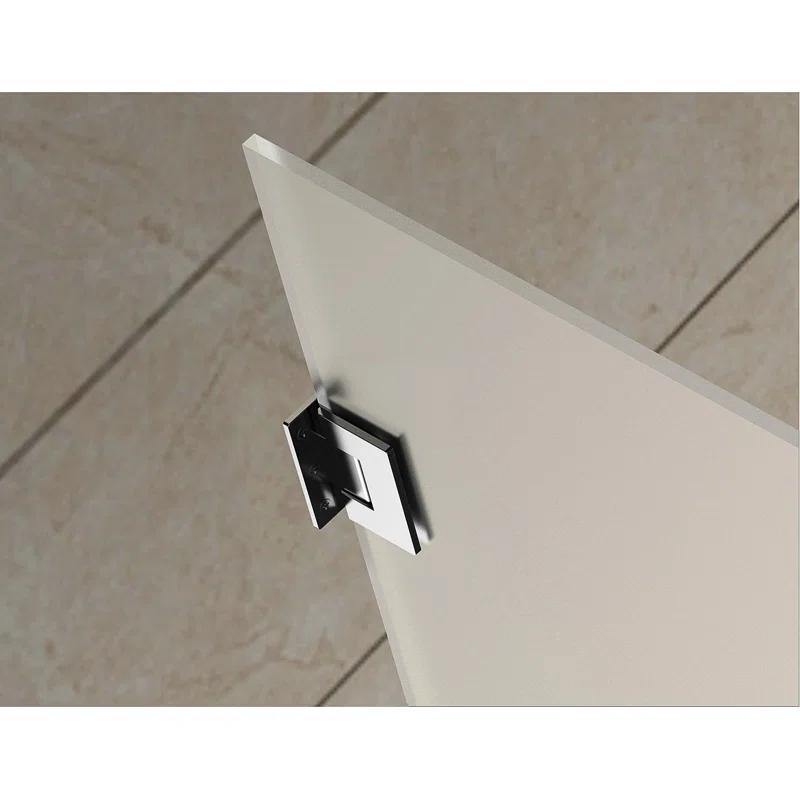 Aston SEN988F-CH-38-10 Aquadica 38" x 72" Square Hinged Shower Enclosure