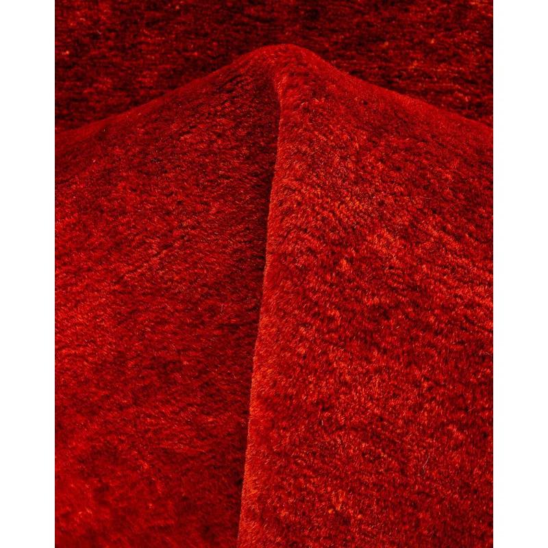 Solo Rugs Overyed One-of-a-Kind Runner 2'7" X 7'7" New Age Runner Wool Area Rug Orange/Red