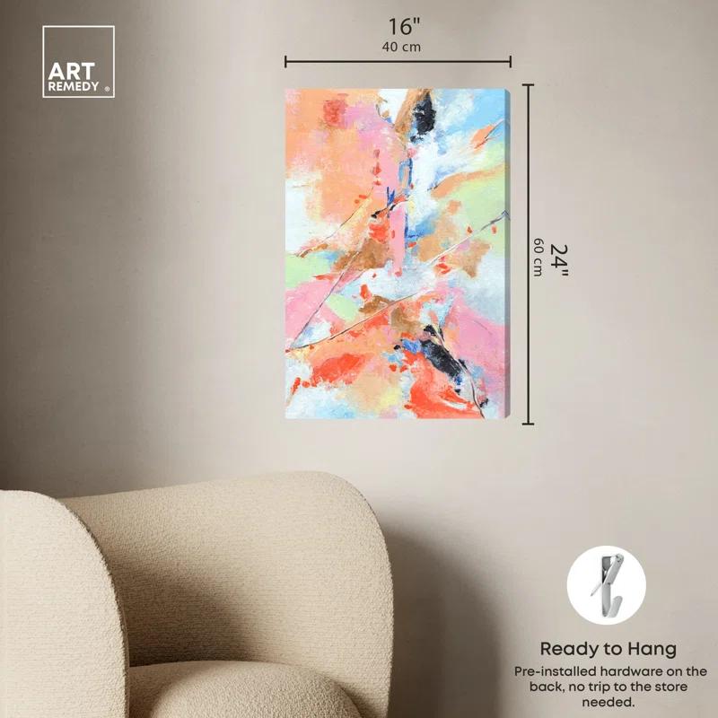 Art Remedy Colorful Fog Boho Abstract Wall Art by Art Remedy