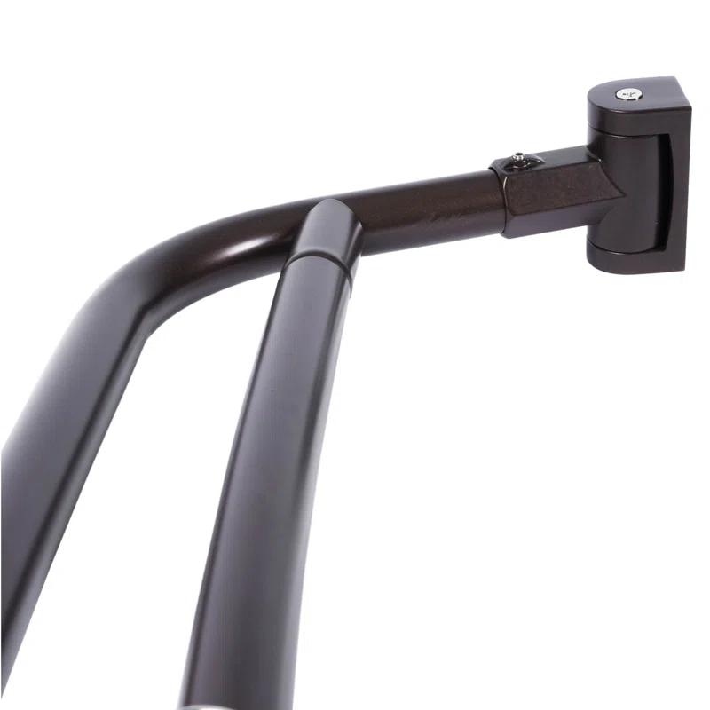 Utility-Sink 70'' Curved Fixed Shower Curtain Rod