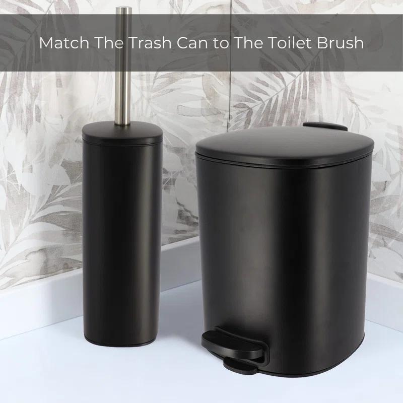 Evideco Mel Metal Step On Kitchen Trash Can - 1.3 Gallons