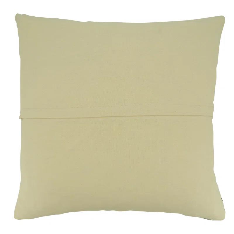 Striped Cotton Throw Pillow