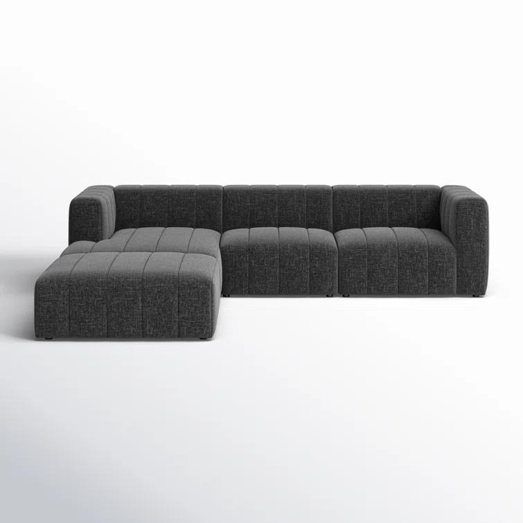 Bowry 4 - Piece Modular Upholstered Chaise L-Sectional