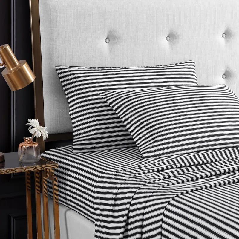 Betsey Johnson Betsey Johnson Printed Cotton Percale Cotton Sheet Sets