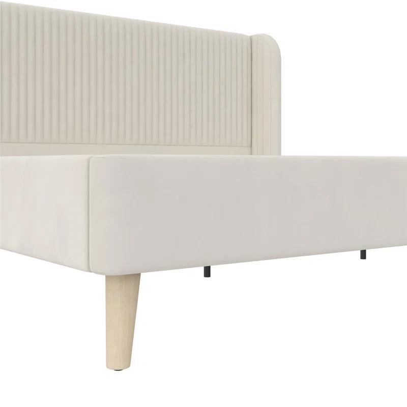 Novogratz Holly King Size Upholstered Platform Bed