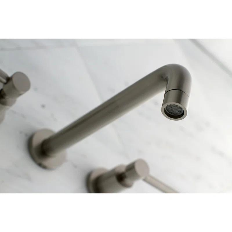 Kingston Brass KS8028DL Kingston Brass Concord Two-Handle 3-Hole Wall Mount Roman Tub Faucet