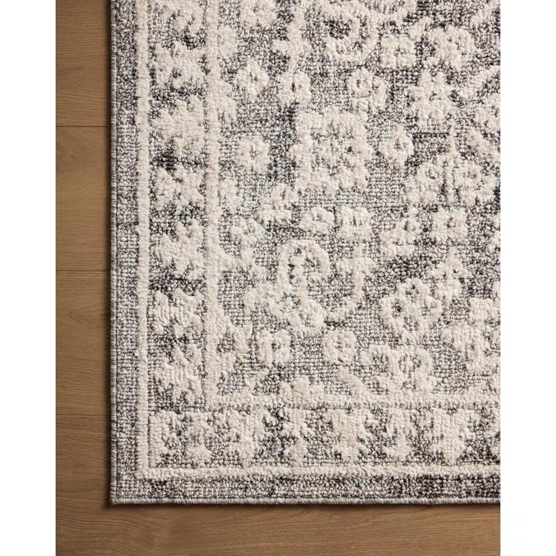 Magnolia Home by Joanna Gaines x Loloi Gigi Grey / Ivory Area Rug