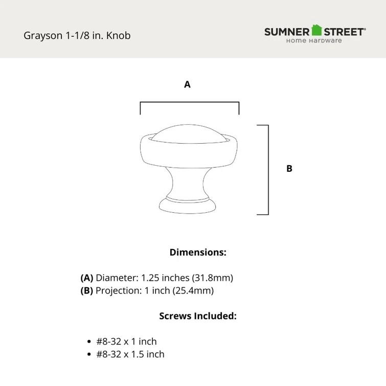 Sumner Street Home Hardware Grayson Knob