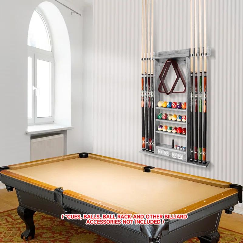 GSE Games & Sports Expert GSE Games & Sports Expert Wood Pool Cue Rack