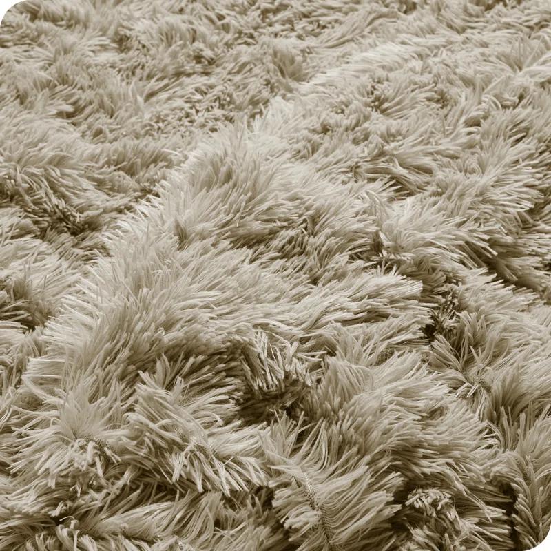 Bare Home Shaggy Fleece Plush Duvet Cover