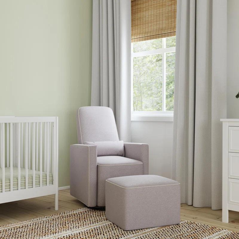 daVinci Olive Swivel Glider with Ottoman
