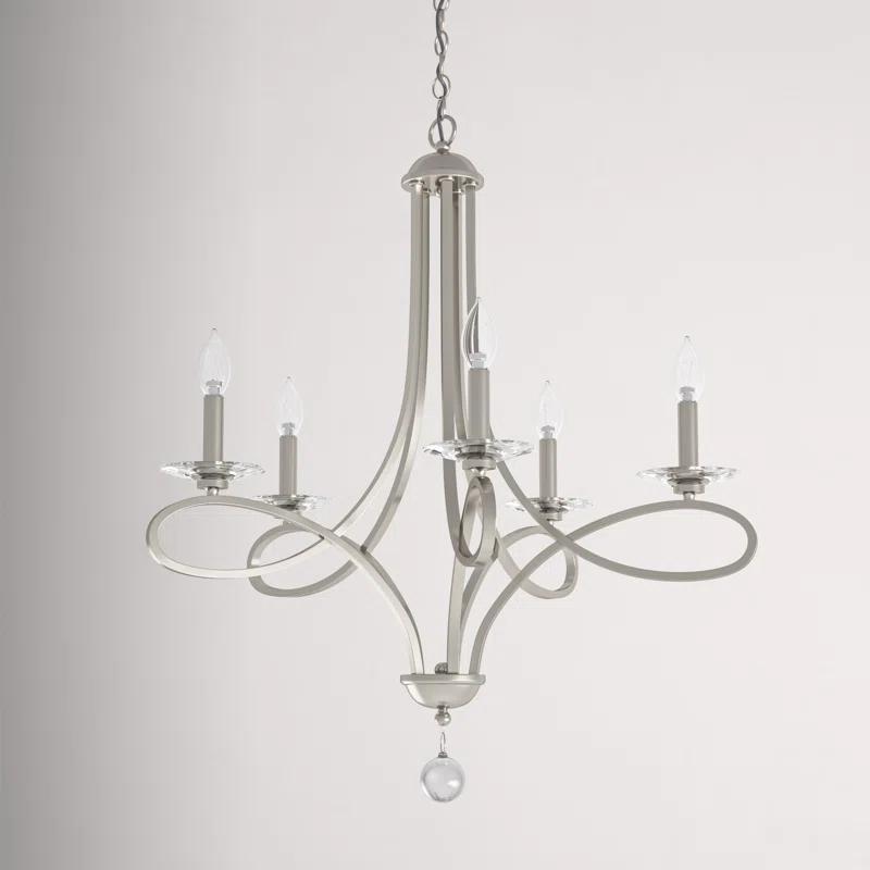 Kelly Clarkson Home Marilyn 5 - Light Dimmable Classic / Traditional Chandelier