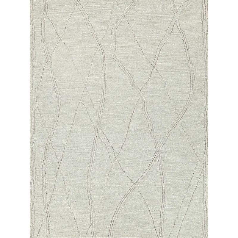Exquisite Rugs Tangiers Handmade Hand-Tufted New Zealand Wool On Canvas Ivory/Beige Area Rug