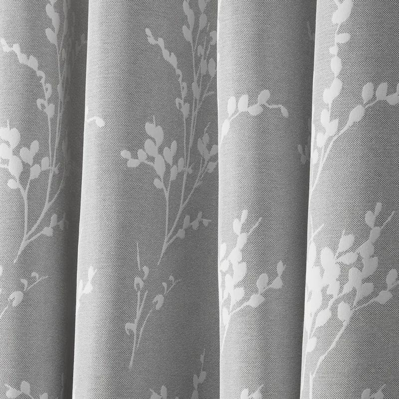 Nicole Miller Nicole Miller Turion Floral Room Darkening Blackout Grommet Top Curtain Panel Pair (Set of 2)