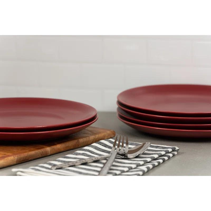Wazee Matte 10.5" Dinner Plate (Set of 6)
