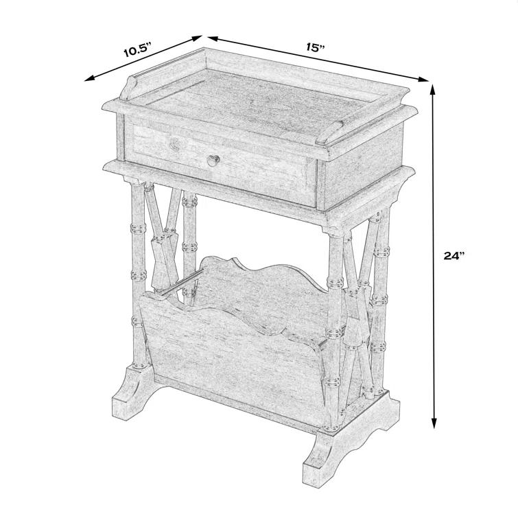 Butler Cummings End Table with Storage & Reviews | Perigold