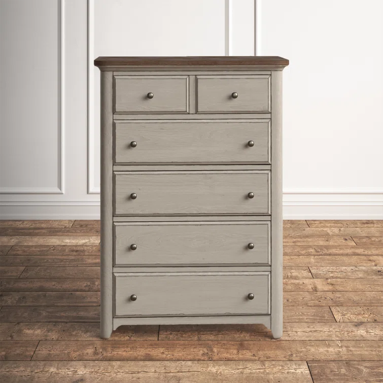Sand & Stable™ Harlowe 38'' W 5 - Drawer Dresser