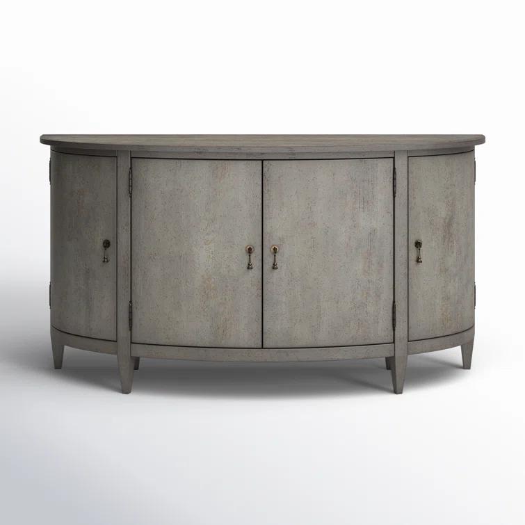 Speckled Gray 72'' Poplar and Maple Veneer Buffet