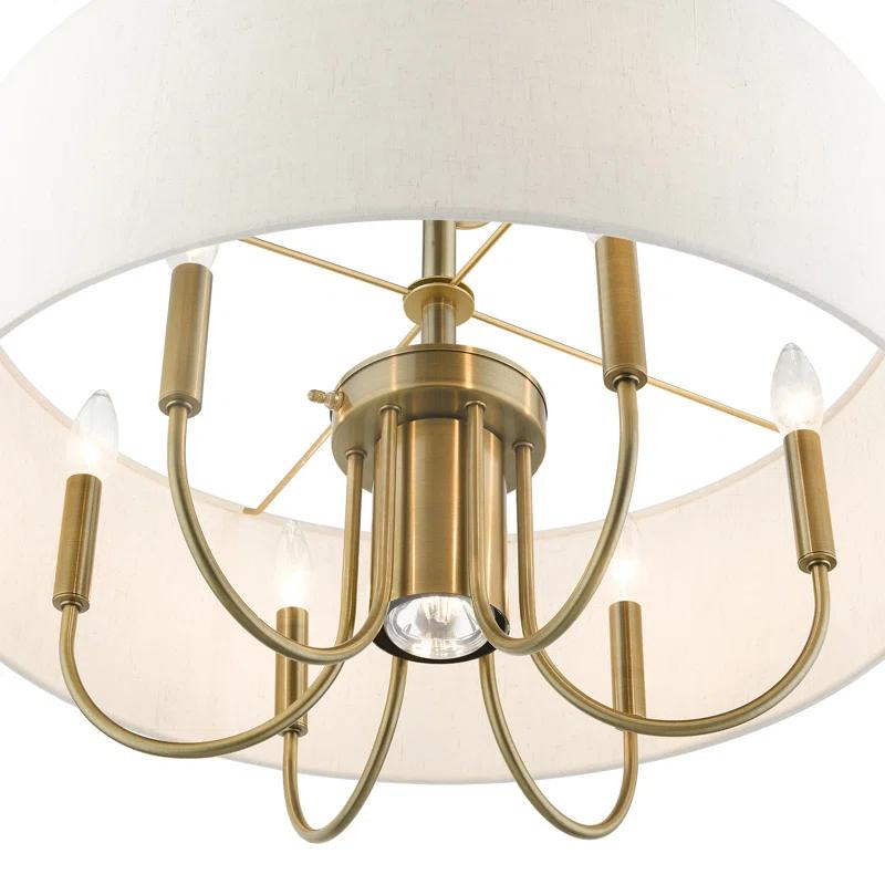 Dovecove Winscombe Shaded Drum Chandelier