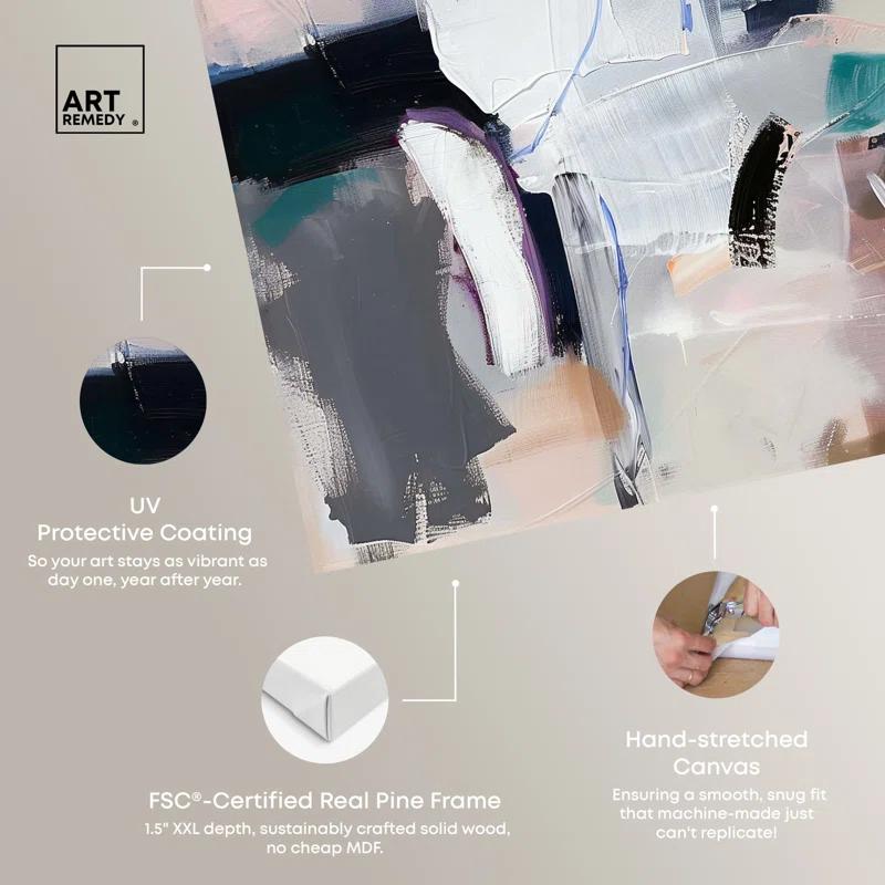 Art Remedy Development Pastel Color Abstract Wall Art by Art Remedy