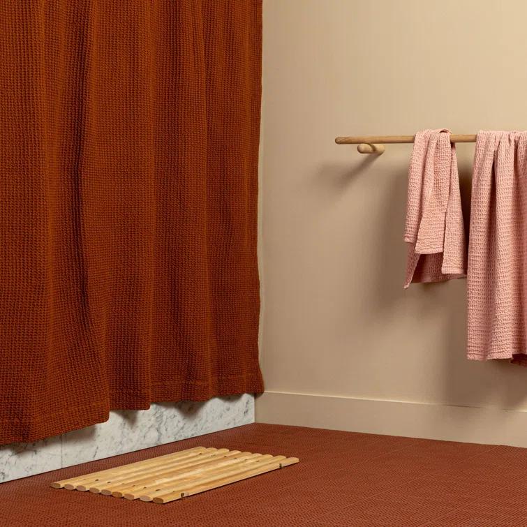 Simple Cotton Shower Curtain