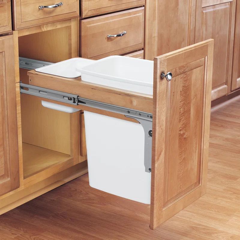 Rev-A-Shelf Rev-A-Shelf Single Pullout Top Mount Trash Can
