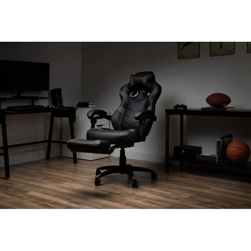 Respawn RESPAWN 110 Pro Gaming Chair - Gaming Chair with Footrest, Reclining Gaming Chair, Video Gaming Computer Desk Chair, Adjustable Desk Chair, Gaming Chairs For Adults With Headrest Pillow