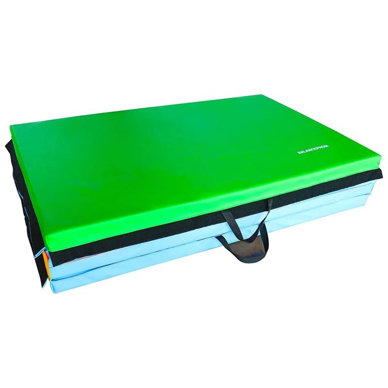 BalanceFrom Fitness BalanceFrom Fitness All Purpose Folding Gymnastics Gym Exercise Mat for Yoga, Aerobics, Pilates, and Martial Arts