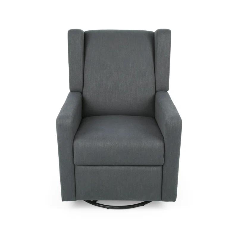 Latitude Run® Bines Upholstered Swivel Recliner