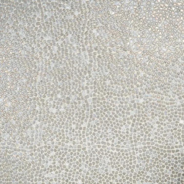 Fractal Pebble 11.88 in. x 11.88 in. Polished Glass Wall Mosaic Tile (0.98 Sq. Ft. / Each)