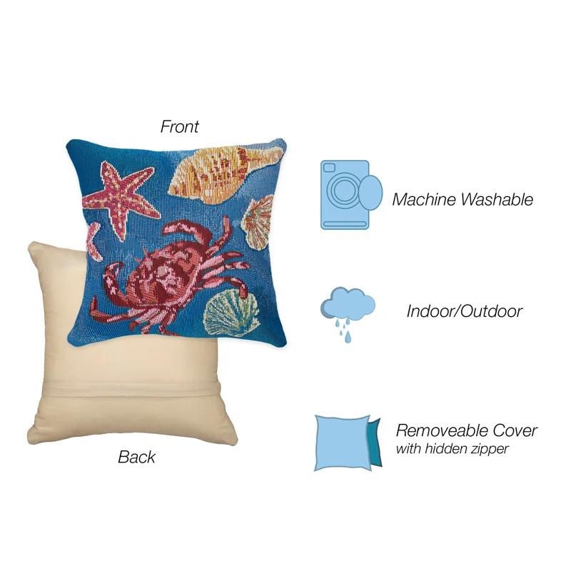 Liora Manne Marina No Decorative Addition Indoor/Outdoor Throw Pillow