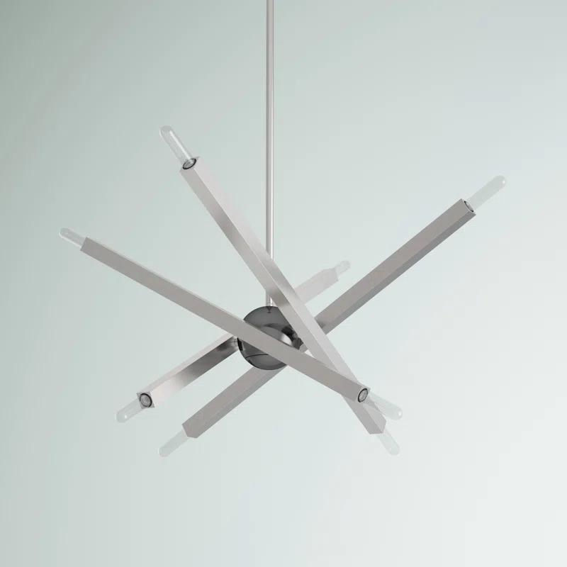 Mercury Row® Lydia 8 - Light Dimmable Modern Linear Chandelier