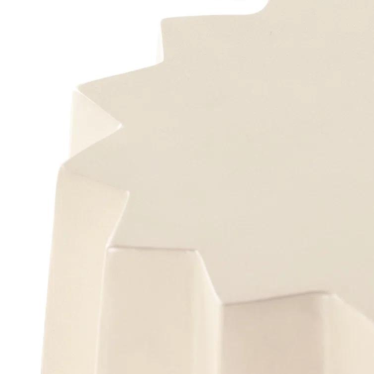 Davila Round Indoor / Outdoor Side Table - Ivory