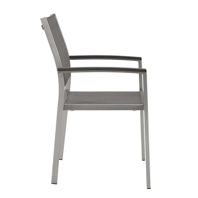 Modway Shore Dining Chair Outdoor Patio Aluminum (Set of 2)
