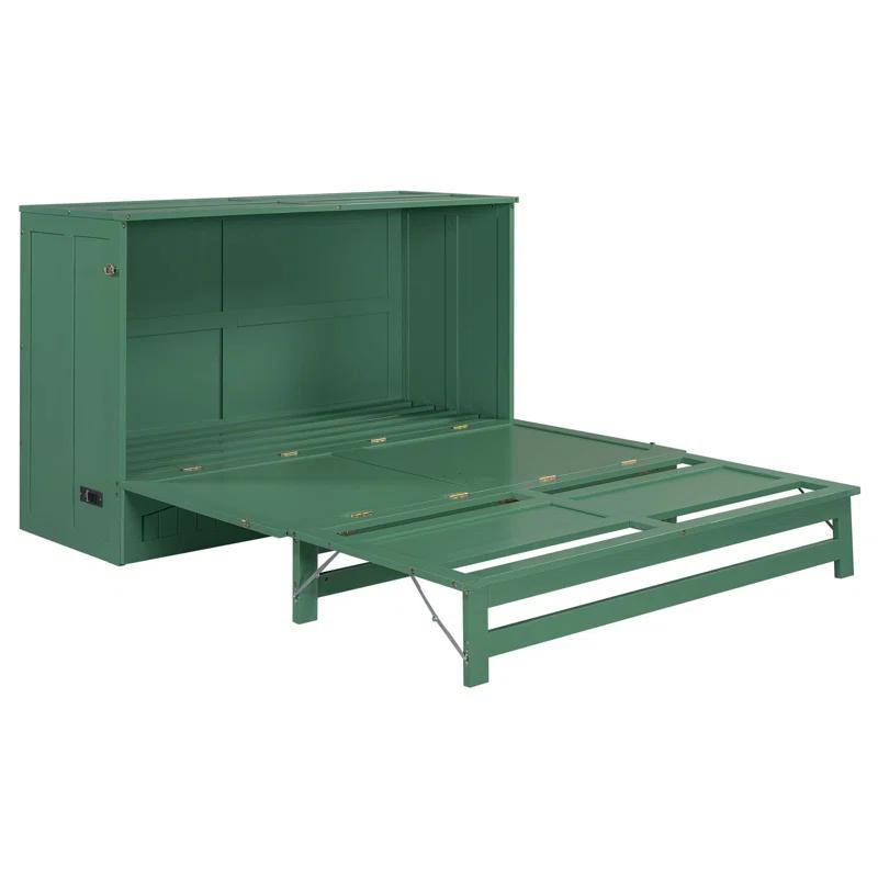 Cosmic Queen Size Murphy Bed With Built-In Charging Station