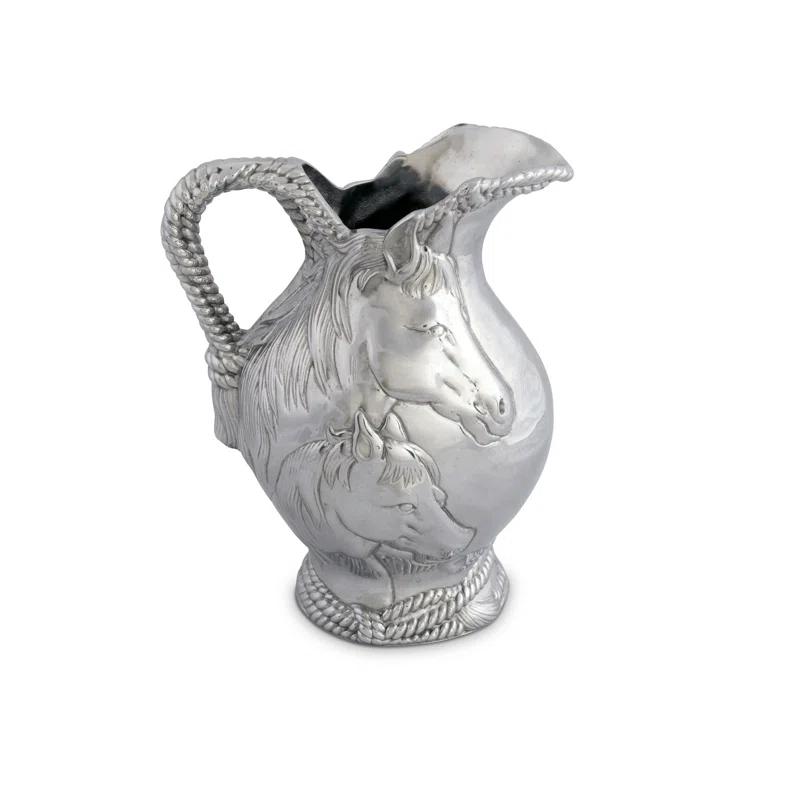 Arthur Court Designs Equestrian Horse and Rope Pitcher