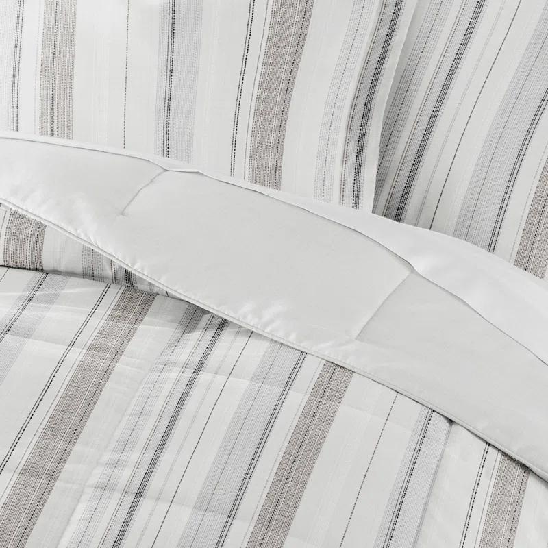 Dune All Season Down-Alternative Comforter Set in Vertical Stripe