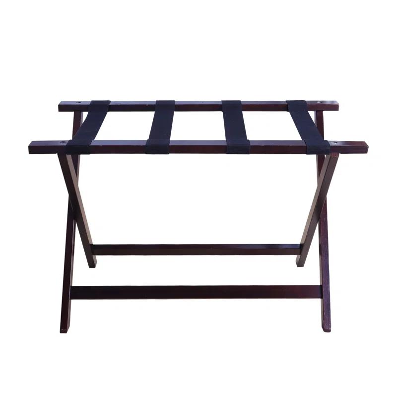 Kiflic Heavy Duty 30" Extra-Wide Luggage Rack,Solid wood Suitcase Stand for Guest Room, Bedroom, Hotel