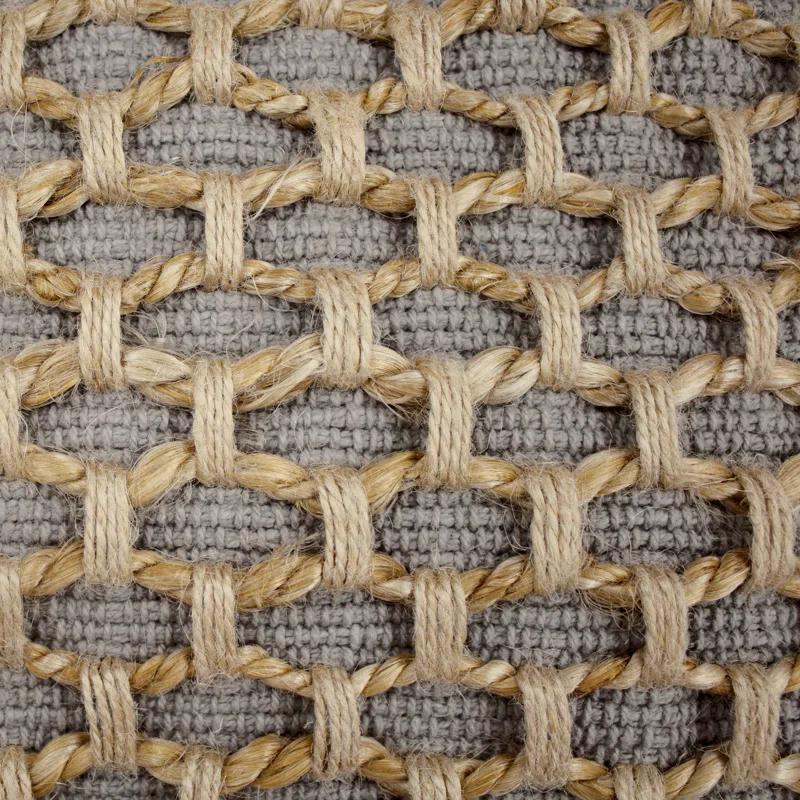 Boho Living Boho Living Jada Decorative Pillow Collection Jute/Cotton Indoor Square Throw Pillow with & Insert (Set of 2)