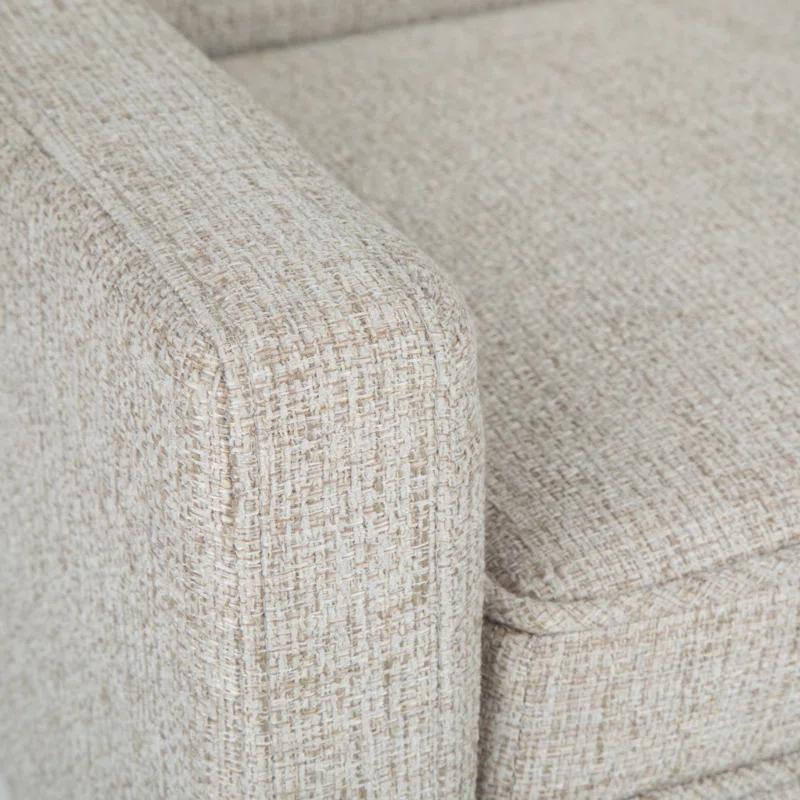 Simpli Home Parris Polyester Upholstered Bench