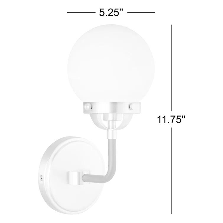 Generation Lighting Cafe 5.25-in W 1-Light Satin Bronze Modern/Contemporary Wall Sconce