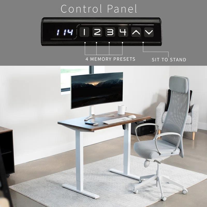 Vivo VIVO Single Motor Electric Desk with Push Button Memory Controller