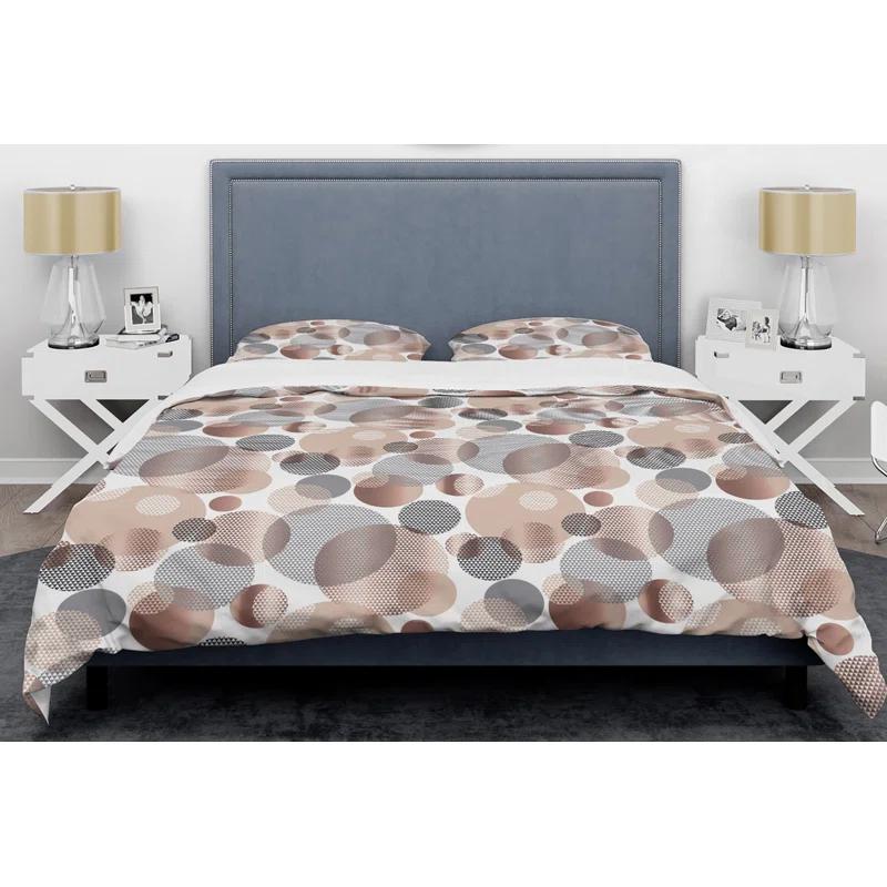 Design Art Modern & Contemporary Twill Geometric Shapes Duvet Cover Set