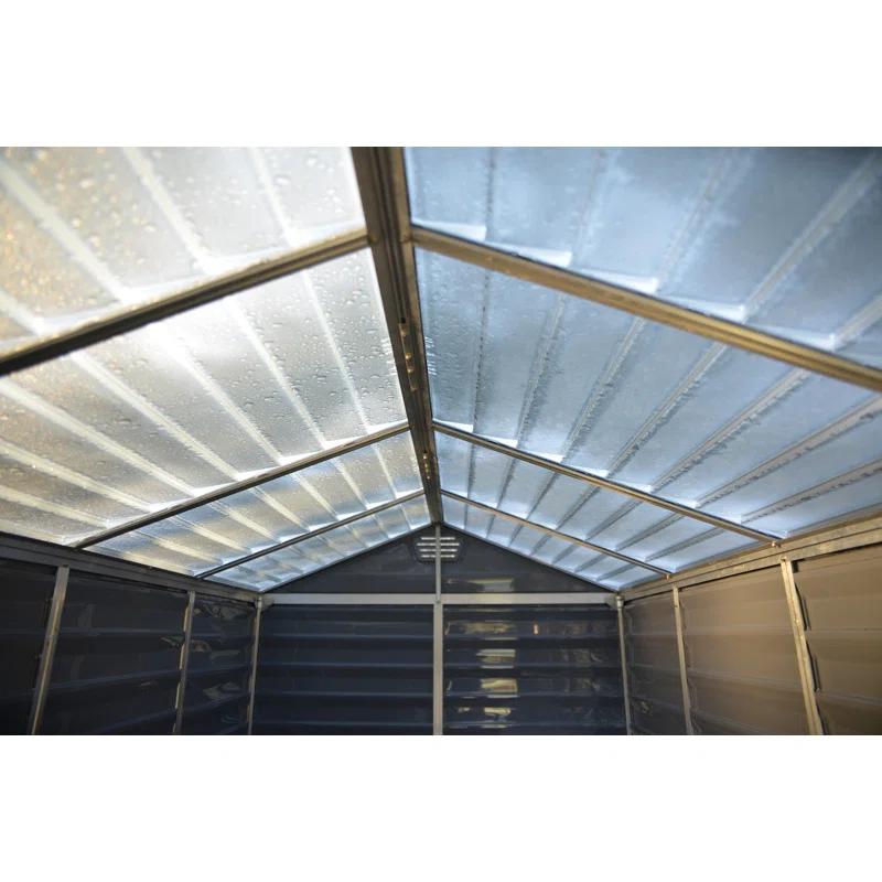 Canopia Palram - Canopia Skylight 6 Ft. W x 7.5 Ft. D Polycarbonate Storage Shed