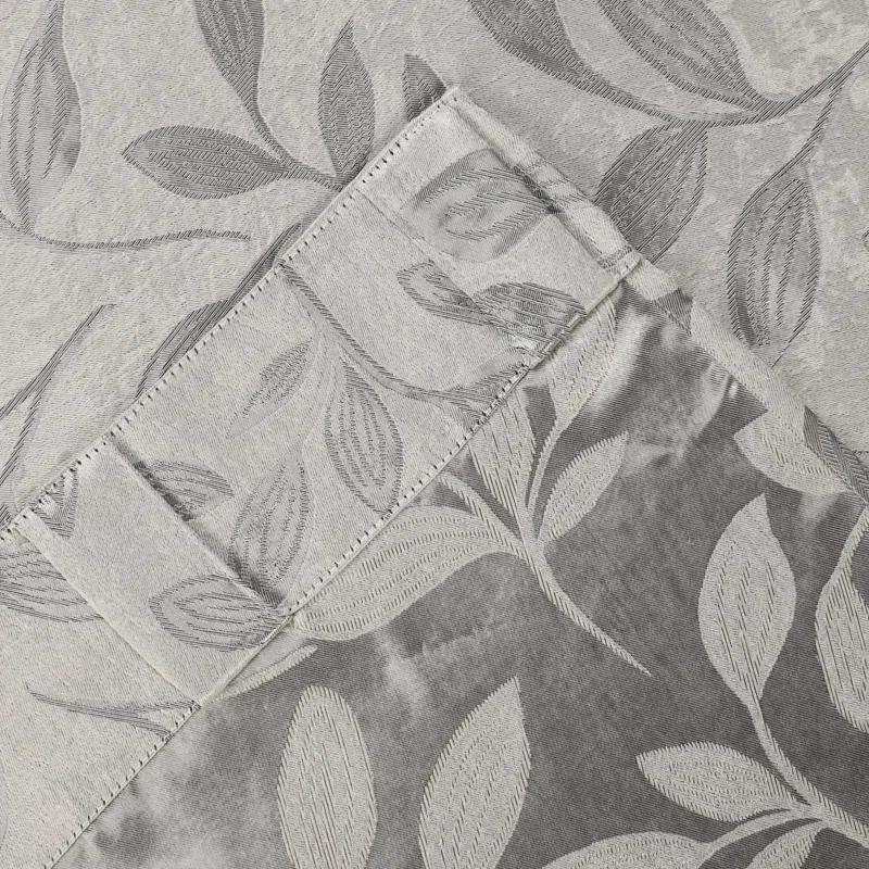 Superior Leaves Machine Washable Room Darkening Blackout Curtains With Back Tabs by Superior (Set of 2)