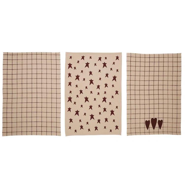 Foundry Select Laga Plaid Tea Towel Kitchen Towel (Set of 3)