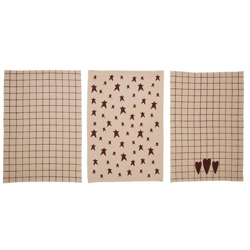 Foundry Select Laga Plaid Tea Towel Kitchen Towel (Set of 3)