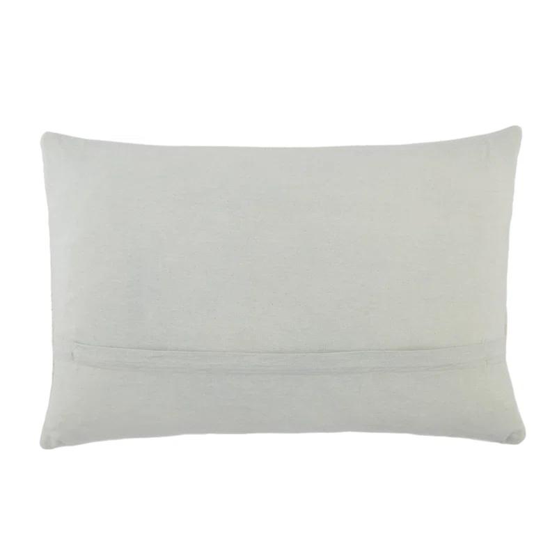 Estela Geometric Cotton Lumbar Throw Pillow